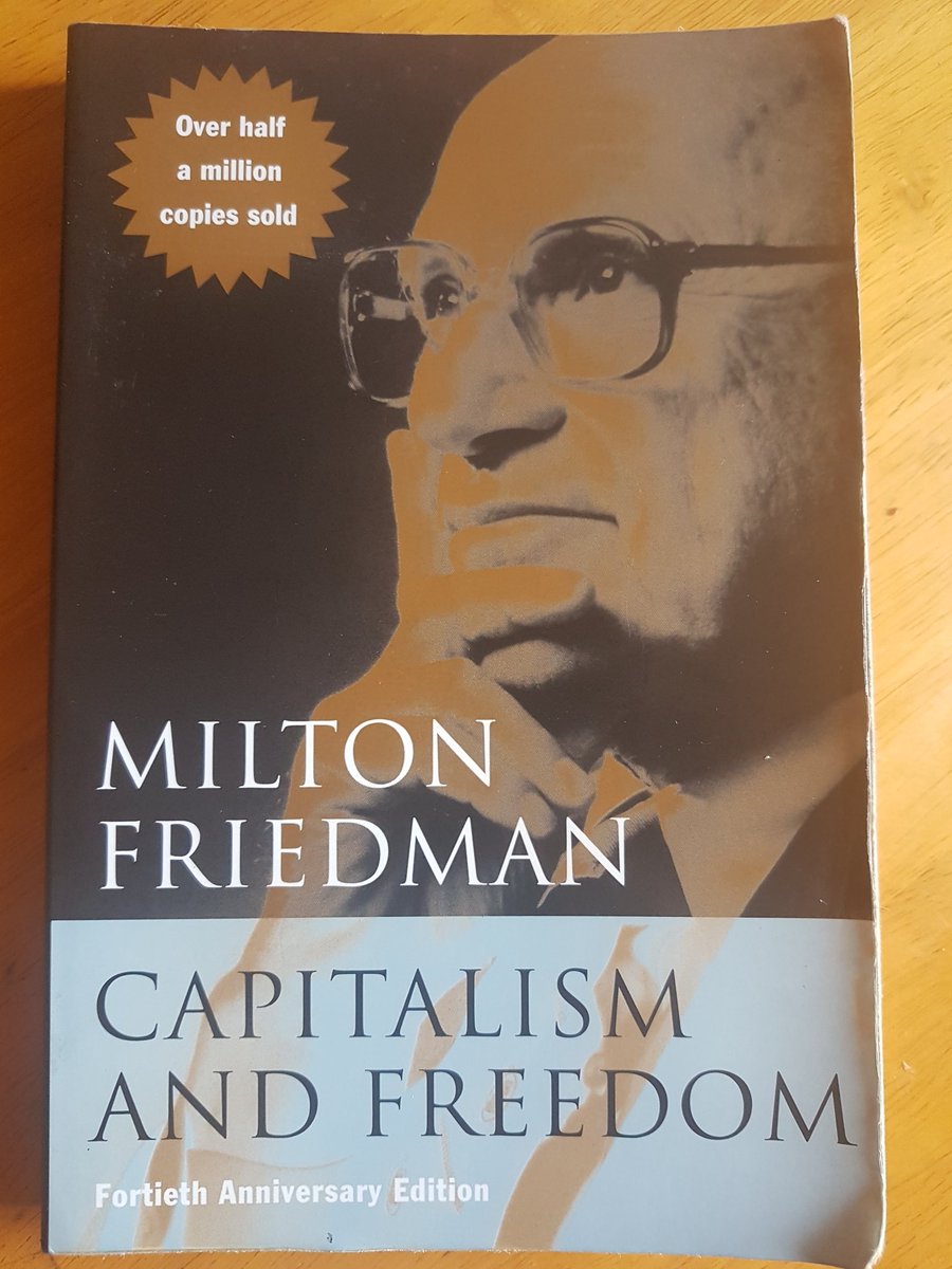 With the PM modelling herself on Mrs Thatcher, I pulled this down from the shelves to see what Milton Friedman (one of Thatcher's favoured economists) may have to say about the current debate on uprating benefits.