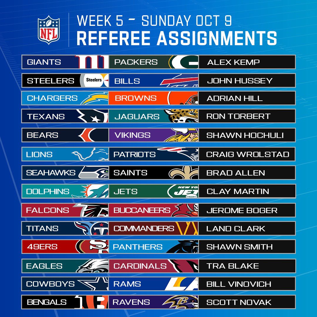 NFL Officiating tweet media