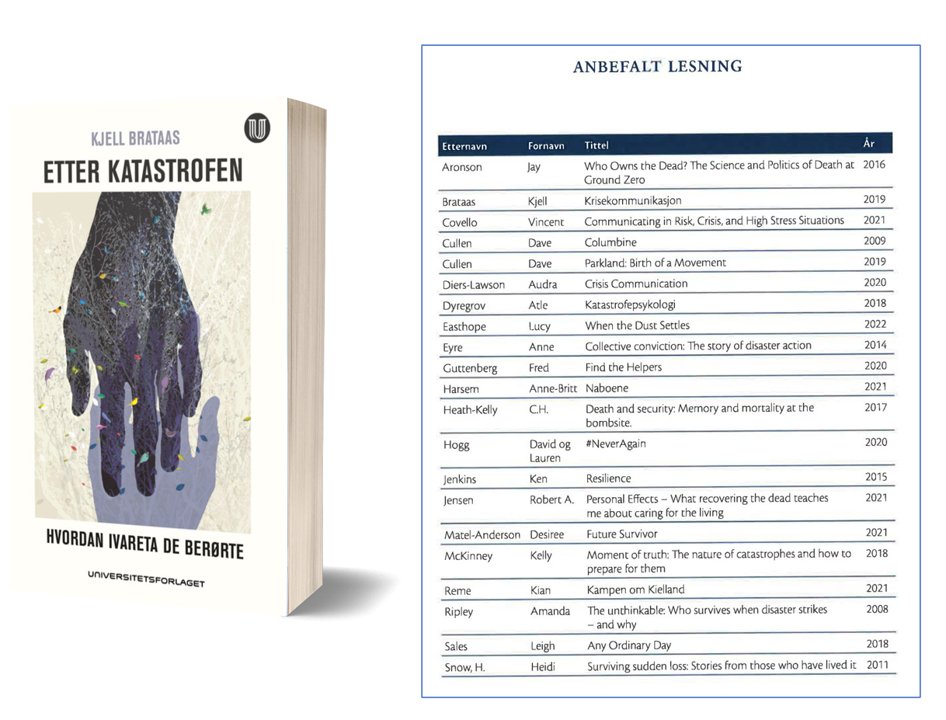 Kjell Brataas (@brataas) on Twitter photo Happy to report that my new book includes this list of recommended reading: @jaydaronson <a href="/PathwayRisk/">Pathway to Risk Communication</a> <a href="/DaveCullen/">Dave Cullen</a> <a href="/AudraRLawson/">Audra Lawson</a> <a href="/Dyregrov/">Atle Dyregrov</a> <a href="/LucyGoBag/">Professor Lucy Easthope</a> <a href="/fred_guttenberg/">Fred Guttenberg</a> <a href="/davidhogg111/">David Hogg đźź§</a> <a href="/KenJenkinsLLC/">Ken Jenkins</a> <a href="/Robert_AJensen/">Robert A. Jensen</a>
<a href="/FITreadytogo/">FieldInnovationTeam</a> <a href="/kellymnyc/">Kelly McKinney</a> <a href="/amandaripley/">Amanda Ripley</a> <a href="/HeidiCinader/">Heidi Snow Cinader</a> Happy to report that my new book includes this list of recommended reading: @jaydaronson <a href="/PathwayRisk/">Pathway to Risk Communication</a> <a href="/DaveCullen/">Dave Cullen</a> <a href="/AudraRLawson/">Audra Lawson</a> <a href="/Dyregrov/">Atle Dyregrov</a> <a href="/LucyGoBag/">Professor Lucy Easthope</a> <a href="/fred_guttenberg/">Fred Guttenberg</a> <a href="/davidhogg111/">David Hogg đźź§</a> <a href="/KenJenkinsLLC/">Ken Jenkins</a> <a href="/Robert_AJensen/">Robert A. Jensen</a>
<a href="/FITreadytogo/">FieldInnovationTeam</a> <a href="/kellymnyc/">Kelly McKinney</a> <a href="/amandaripley/">Amanda Ripley</a> <a href="/HeidiCinader/">Heidi Snow Cinader</a>