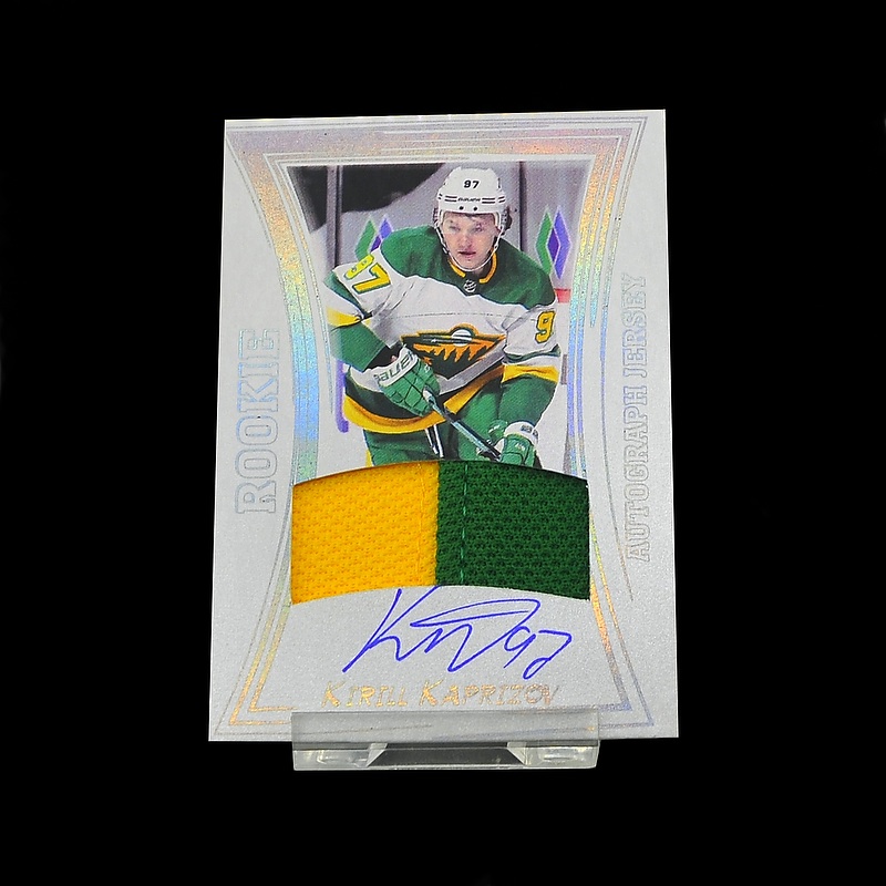 ampir_cards's tweet photo. 2020/21 AMPIR Russian Star #JER02 Kirill Kaprizov (Minnesota Wild) RC autograph jersey 3/10 - https://t.co/p5L5g5IIWs #ampirtradingcards #sportscards #hockeycards #autograph #russianstar #jersey #kaprizov #kirillkaprizov #nft #opensea #openseanft https://t.co/XsNZLnIhNY