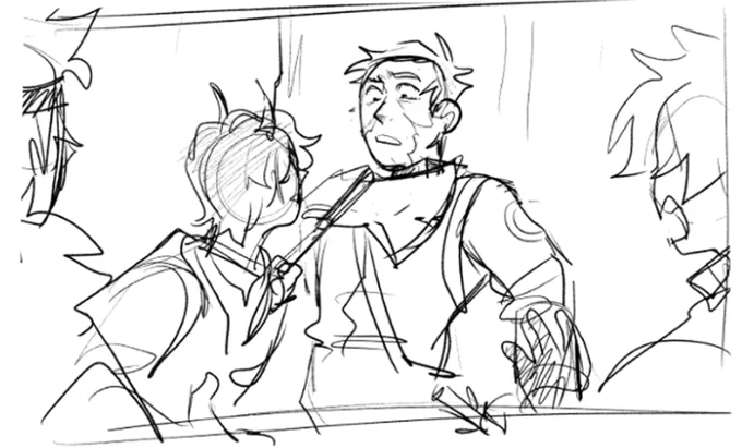 i havent opened my CSP in literal months, and got jumpscared by an old double life doodle that i completely forgot abOUT 