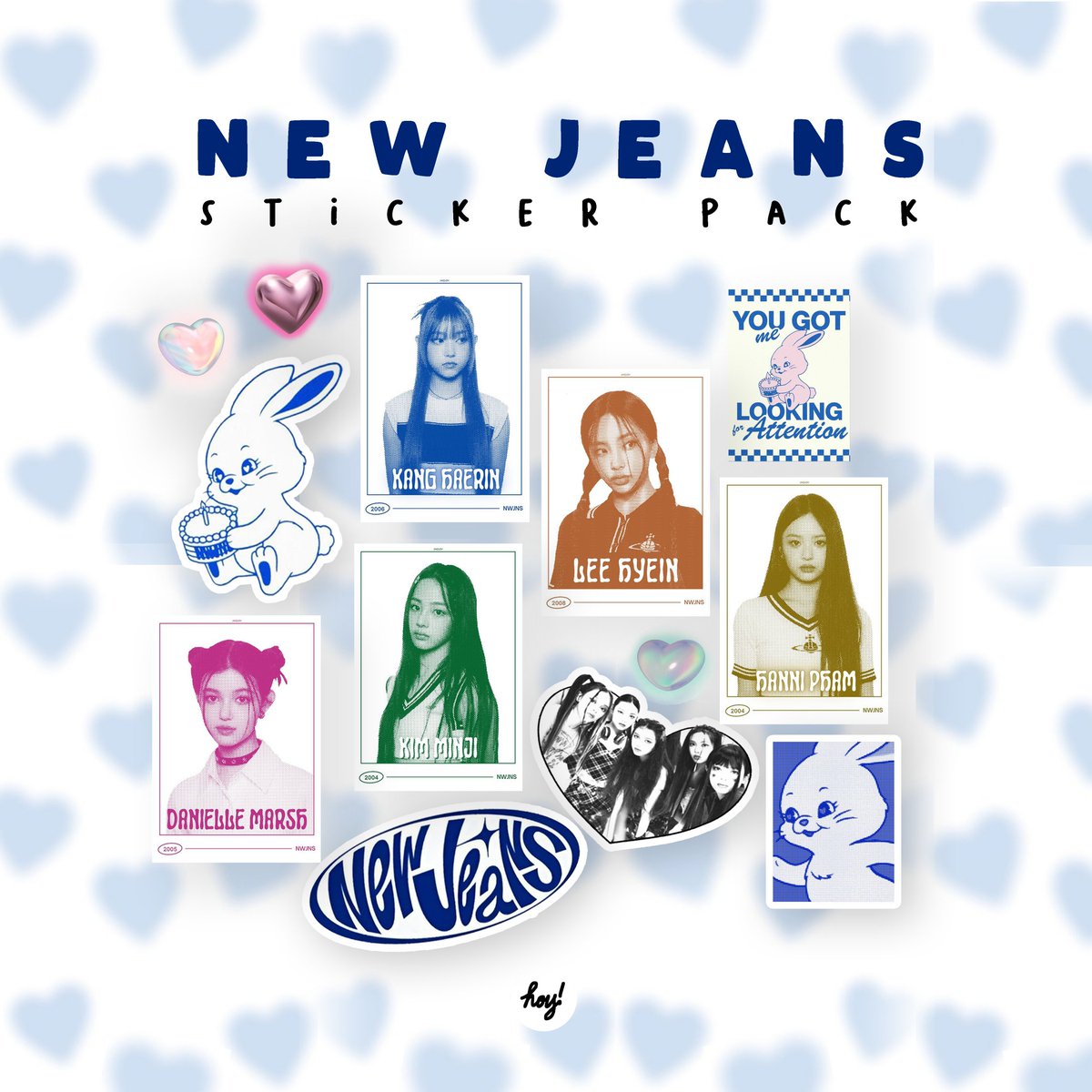 hoykanvas's tweet photo. ✨ N E W  P R O D U C T  A L E R T ✨

The newest girl group in town caught out ATTENTIOOON

Get this cutie new jeans sticker pack this 10.10!

Plus, enjoy our DISCOUNT vouchers!

Shop:
https://t.co/S61N63Yydd

for flash express: PM is the 🔑 hihi https://t.co/2j6bqj8EVC