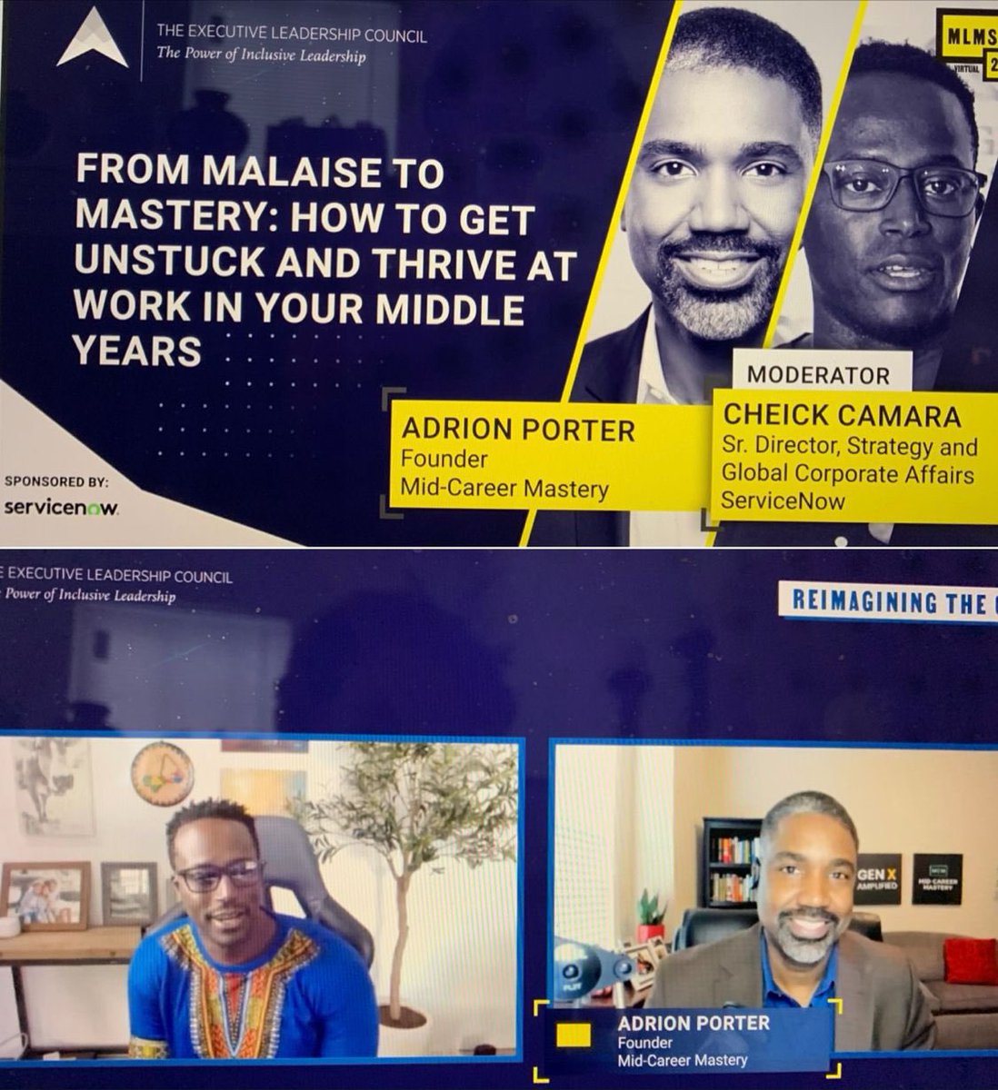 adrionporter's tweet photo. Thank you to The Executive Leadership Council (@elcinfo ) for delivering a first-class Mid-Level Managers' Symposium (MLMS) last week!

Honored to have had the opportunity to help accelerate the careers of black professionals — both as a virtual and in-person speaker.
#MLMS22 https://t.co/GEYd6hD32B