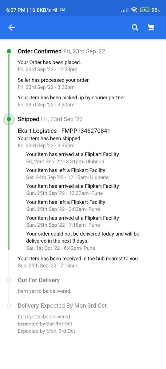 vineetkmi's tweet photo. #Day10 connecting support 
@flipkartsupport @Flipkart #flipkartscam 
#Flipkart #FlipkartDoglaHai 
Still no responsibility taken from Flipkart for their courier service problem.
Customer ko tb tk pareshan kro jb tk wo khud se issue close na kr de. https://t.co/qkqKGqwW7Y
