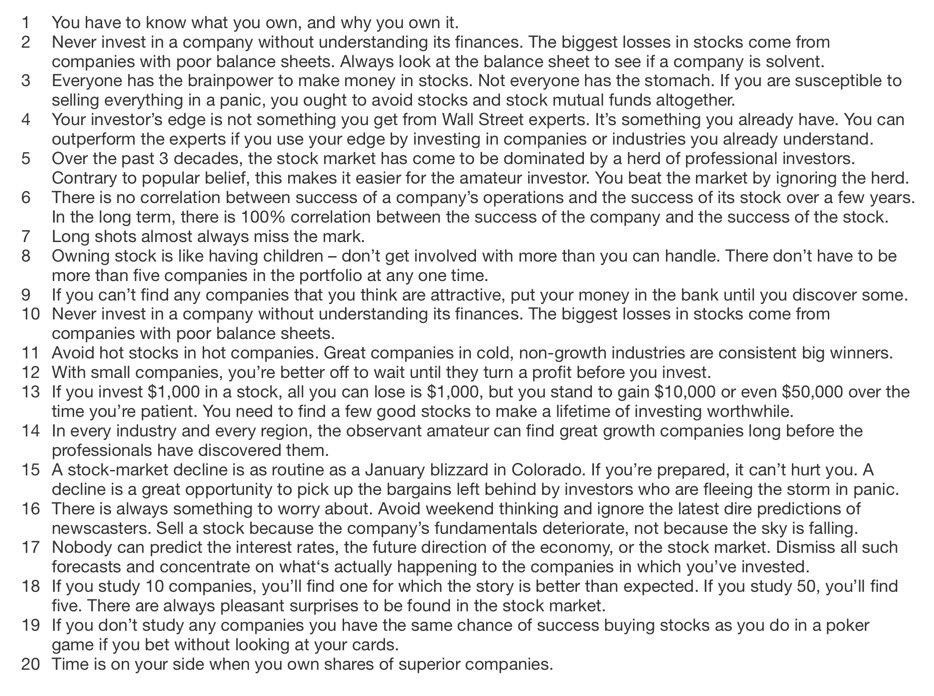 Did you like these 20 Golden Rules? Here you can find an overview of them all: