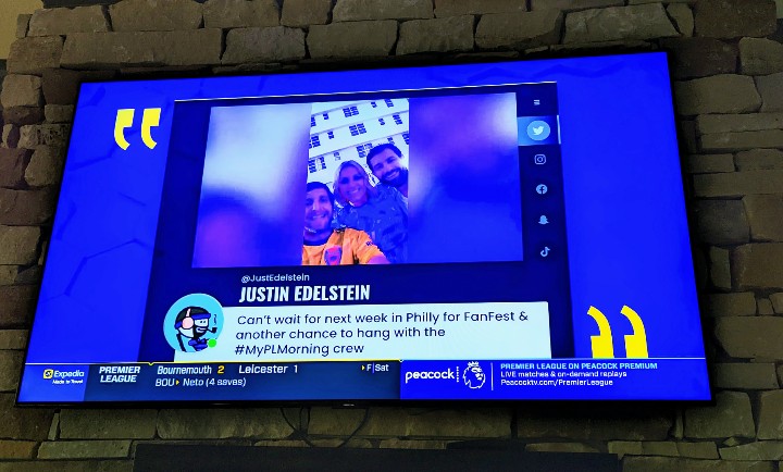 Saw <a href="/JustEdelstein/">Justin Edelstein</a> on the telly this morning ⚽ 🌅 ⚽