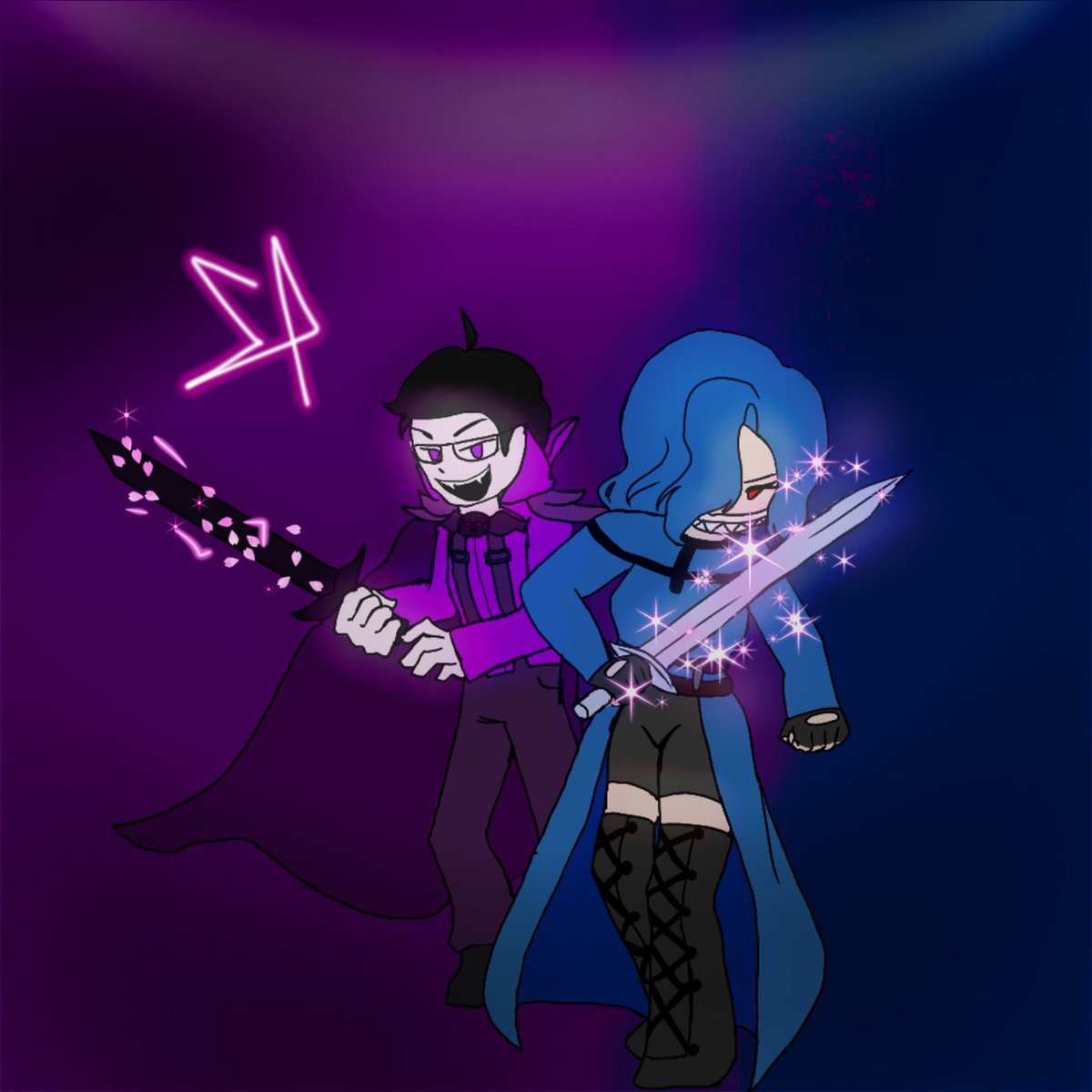 SnejDash's tweet photo. God, I didn't think the fucking effects would take that long. Anyway. you were waiting another Hackula and Vampire art, right?.. #RobloxArsenal #Hackula #VampireArsenal #robloxart #artwork #plsretweet #Heckula #Vempere #TheDarkheart #TheIllumina Pls like and retweet https://t.co/koZlUOUclo