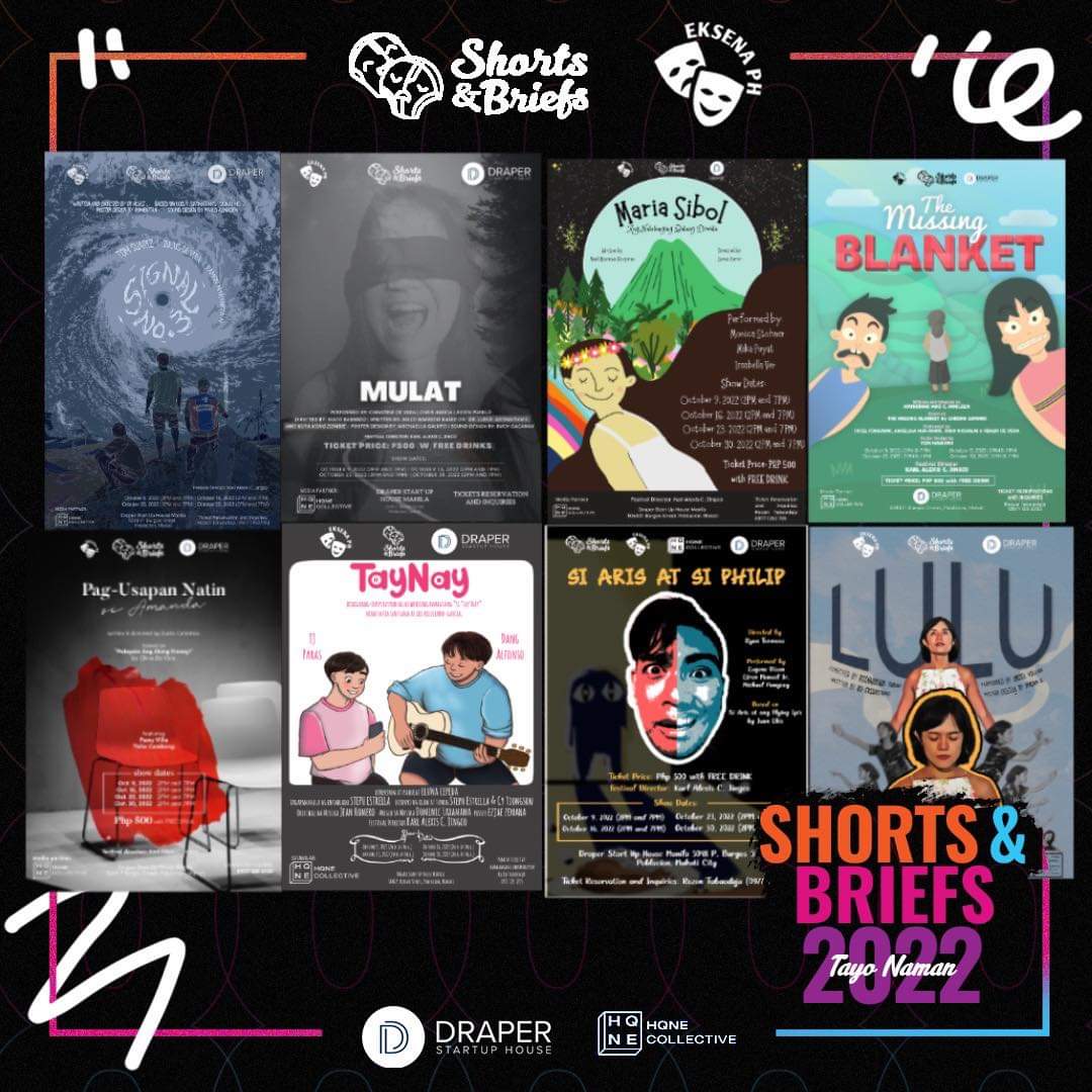 ohohLEOph's tweet photo. Eksena PH.'s SHORTS and BRIEFS 8: TAYO NAMAN, A Festival of Short &amp; Brief Plays is worth watching!

Get ready for an emotional roller coaster! 

#ShortsandBriefs8
#snb8 #shortsandbriefs
#SnB8TAYONAMAN
#OhohLEO #awesome #IndieRunner
#TheJLJMedia https://t.co/oMVh4XUT3U