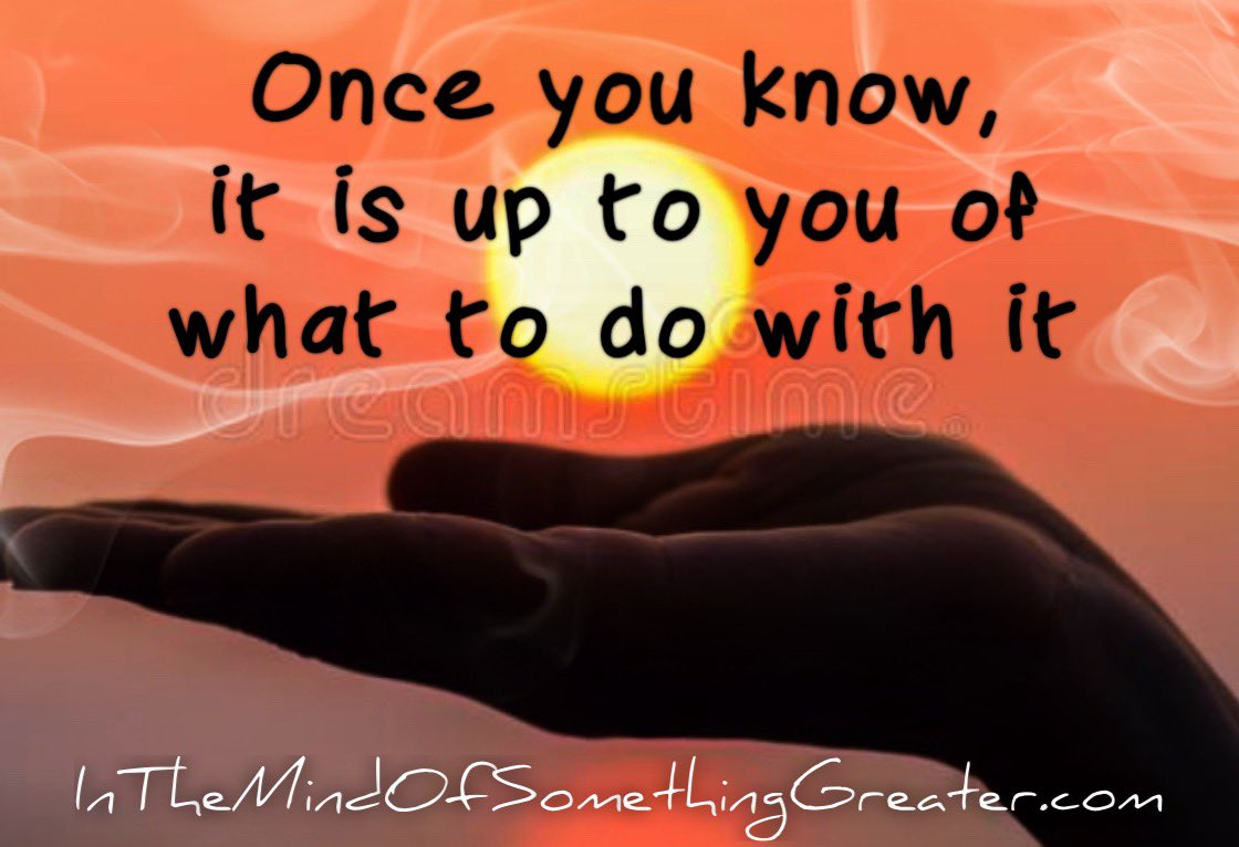 SomethingGreate's tweet image. Once you know, it is up to you of what to do with it. Do you need help?
lnkd.in
lnkd.in/eF6bEgd 

#MindofSomethingGreater  #God  #healing #SomethingGreater   #LoveSelf  #spirituality #enlightenment #somethinggreater 
 #meditation
#mentalhealth