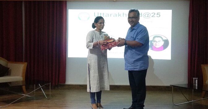 RSC_Dehradun's tweet photo. 7th lecture under Uttarakhand@25 lecture series organized by RSC 

Under its Uttarakhand@25 lecture series, RSC Dehradun organized an interactive lecture of Dr Reena Pant on 8th October, 2022. Dr Pant, an acclaimed educationist delivered her lecture on theme "Let's Talk Science". https://t.co/1XeQ38wnjC