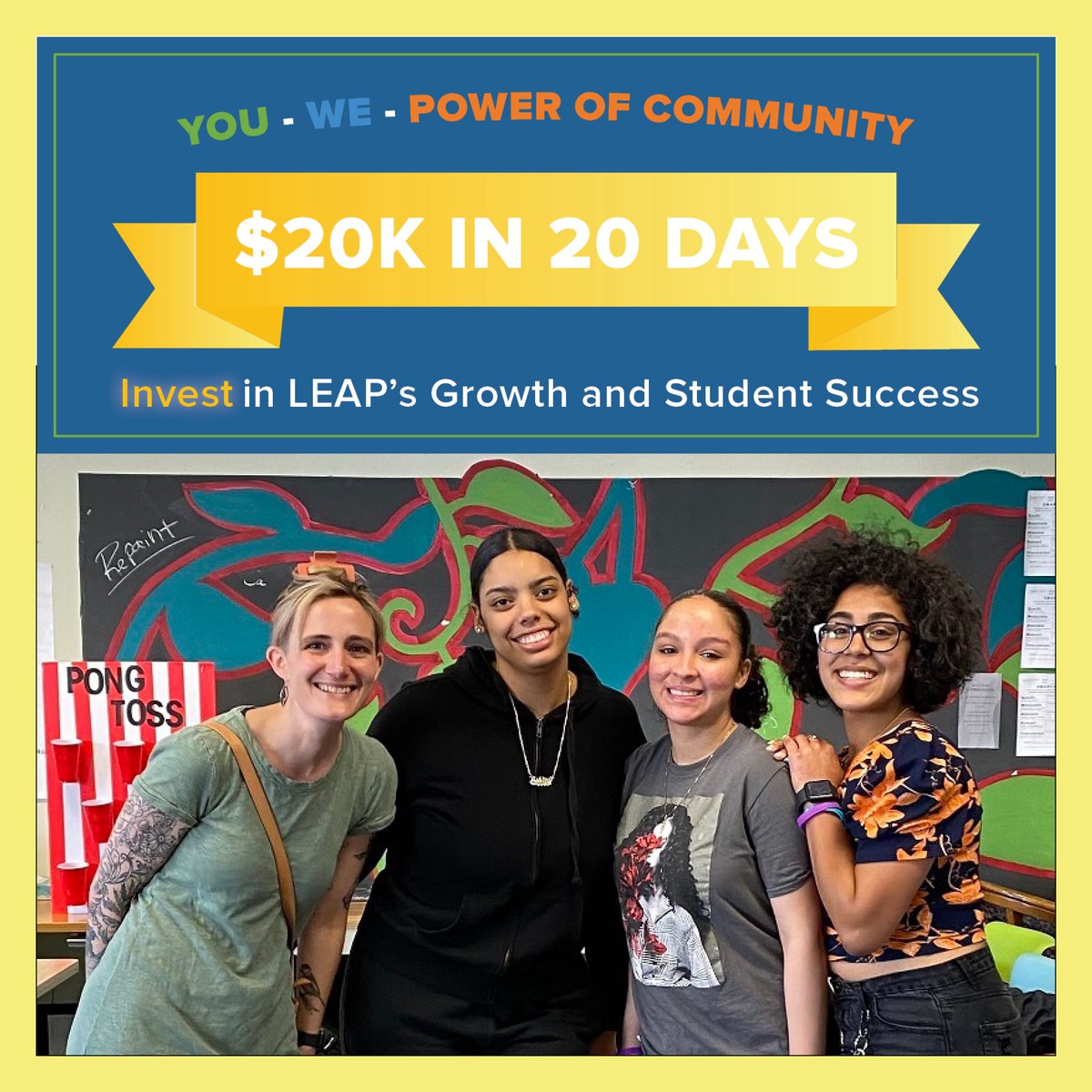 Together, we can ensure that underserved Salem, Lynn and Peabody students have access to opportunities to make the most of their talents and passions. #YouWeCommunity leap4ed.org/community