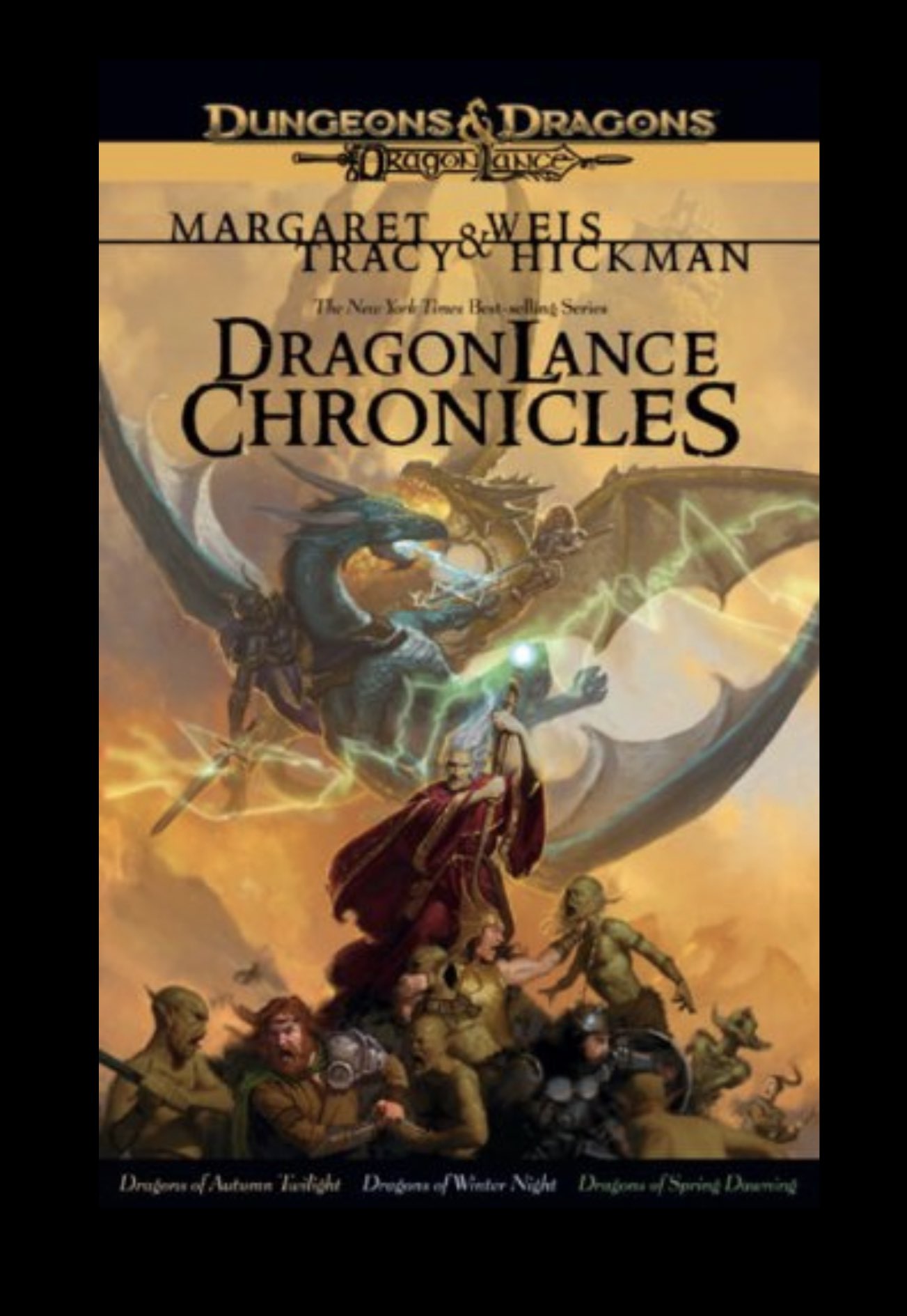 Margaret Weis Tracy Hickman Dragons of the autumn Twilight book Cover