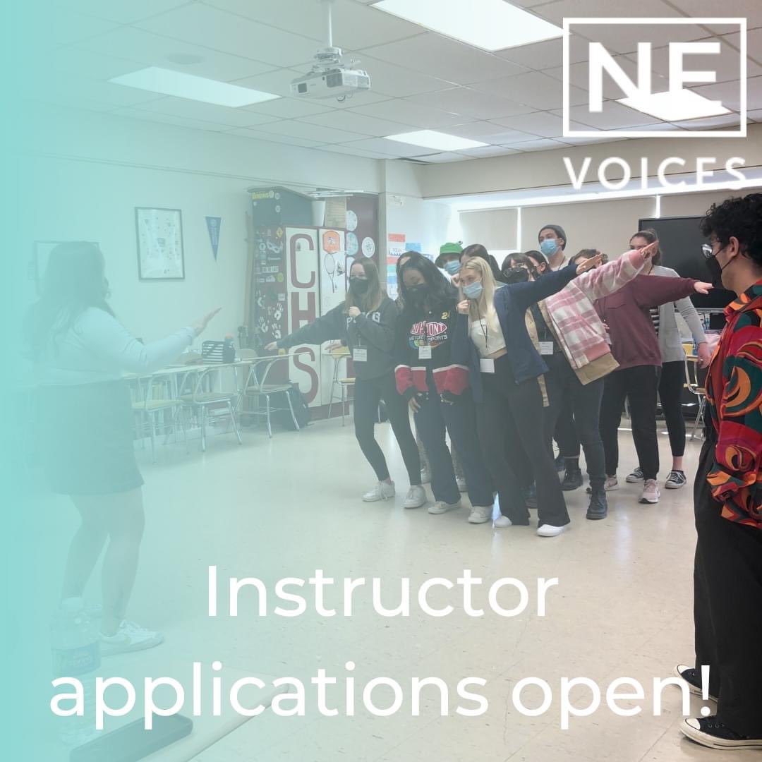 Interested in applying to teach at #nevoices2023? Instructor applications are officially open - head to ne-voices.com to submit today!