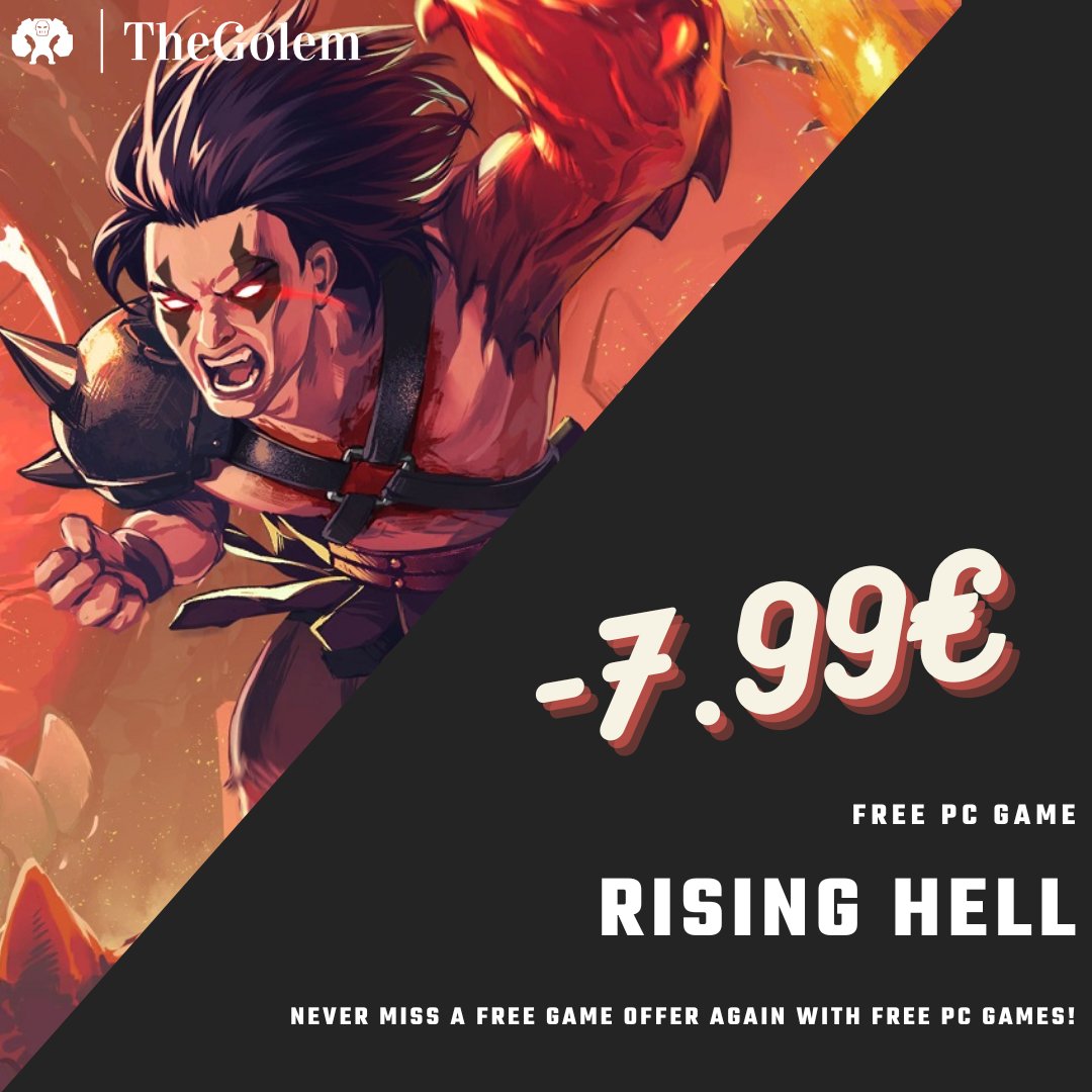 TheGolemDev's tweet photo. Rising Hell is free to Keep.

Download our App (https://t.co/QqtWSj01RA) to see all free PC games!

And never miss any Free Game again!

#RisingHell
#freesteamkeys​ #freekey​ #free​ #freepc​ #freepcgames​ #freegames​ #freegame​ #freeepicgames​ #epicgames​ #epic​ #game​ #games https://t.co/XKJDOmlEP7