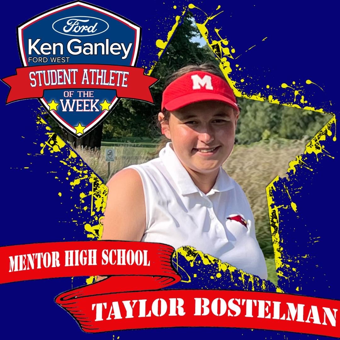 🌟 𝐒𝐓𝐔𝐃𝐄𝐍𝐓 𝐀𝐓𝐇𝐋𝐄𝐓𝐄 𝐎𝐅 𝐓𝐇𝐄 𝐖𝐄𝐄𝐊 🌟
𝗧𝗮𝘆𝗹𝗼𝗿 𝗕𝗼𝘀𝘁𝗲𝗹𝗺𝗮𝗻
𝗝𝘂𝗻𝗶𝗼𝗿 𝗮𝘁 𝗠𝗲𝗻𝘁𝗼𝗿 𝗛𝗶𝗴𝗵 𝗦𝗰𝗵𝗼𝗼𝗹
𝗦𝗽𝗼𝗿𝘁: 𝗚𝗼𝗹𝗳 ⛳️🏌️‍♀️
#KenGanleyFordWest #StudentAthleteOfTheWeek #KenGanleyFordCares #CongratsTaylor #GoCardinals <a href="/MentorHighGolf/">Mentor Girls Golf</a>