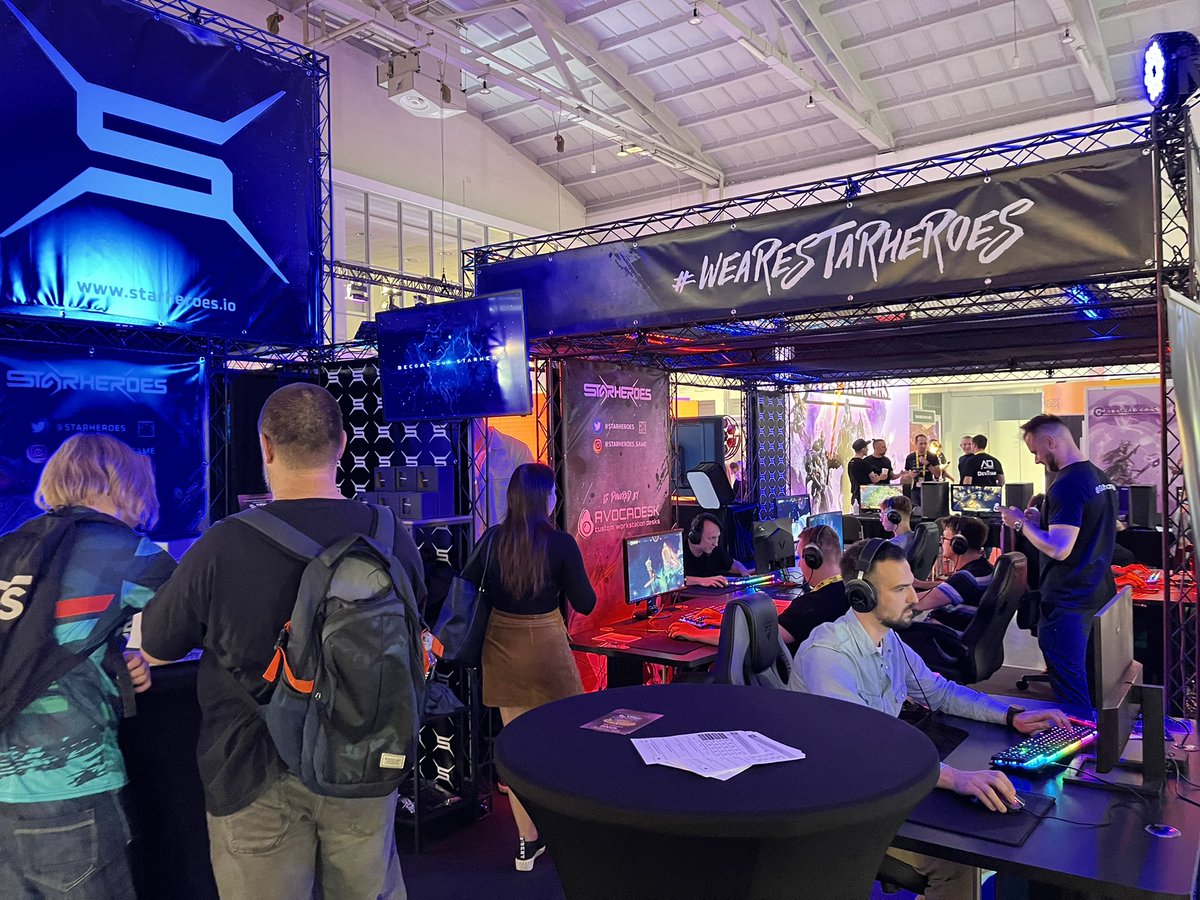 AudioCreatures's tweet photo. Was great @gdcon and PGA in Poznan! Also really great to see @selenwald and their booth at the conference! Really great what they put together and cool to test the music and sound in action! 
#gameaudio #indiegames #gamedev #IndieGameDev #pga22 #vgm https://t.co/jBhSEfN61a