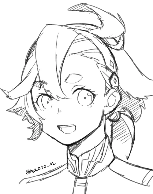 スレッタちゃん描きたくなる造形してる 