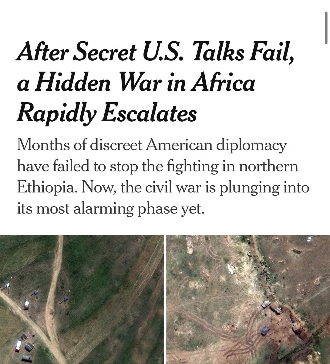 lebo_diseko's tweet photo. I’m not sure I’d call the war in Tigray “hidden”. Ignored , yes . It’s “unseen” because people don’t want to see it . https://t.co/Qb4rzwDQ6D