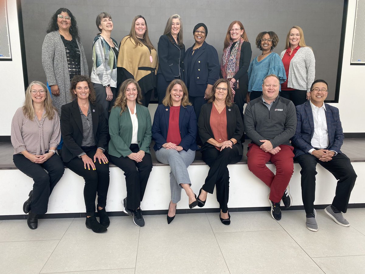 First campus experience <a href="/unmc/">University of Nebraska Medical Center</a> of  NU Developing Excellence in Academic Leadership prog was 💯! Wow! #CBL with focus on rethinking campus space, communication in crisis, public-private partner projects. They made some moonshot #goals + had to be in the spotlight! #nebraskaleaders