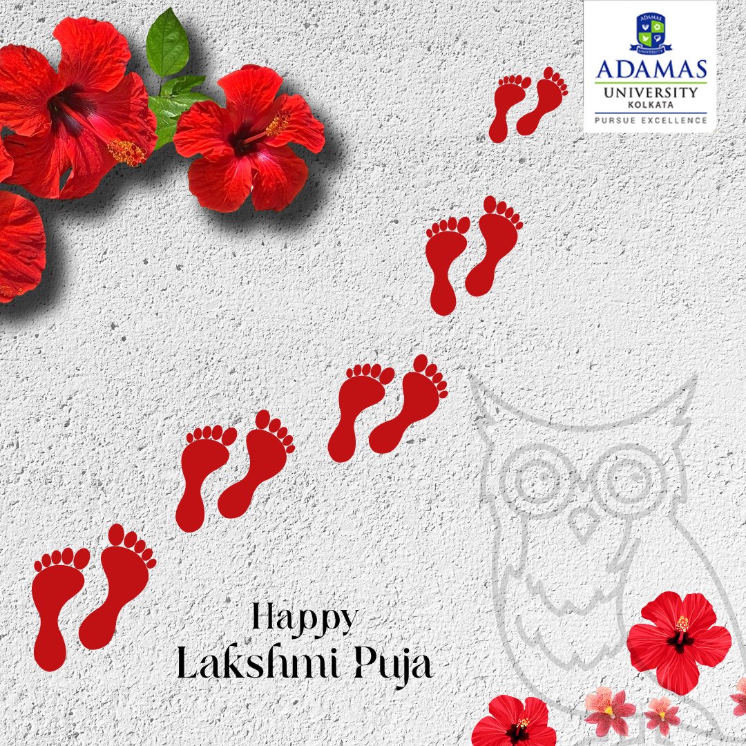 Wisdom is the real currency. #HappyLakshmiPuja 🌻

#lakshmi #festival #education #wisdom #learning #maalakshmi #AdamasUniversity #BestinBengal