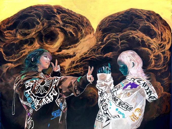 Reality Dropout (2022)Acrylic on Canvas 