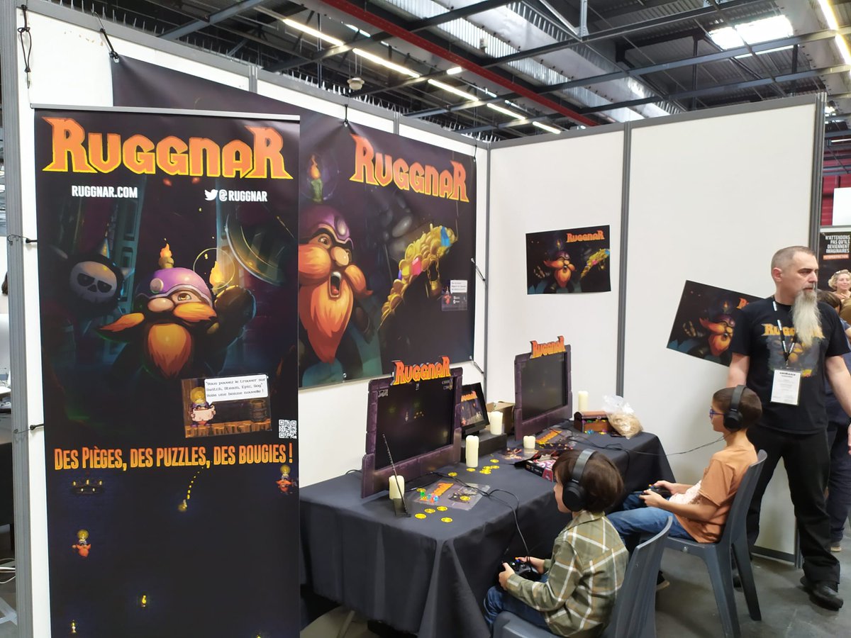 <a href="/Ruggnar/">Ruggnar 🕯️out on PC & Switch</a> est de retour au festival #Animasia !

Créé par le studio indépendant Sword'nWands, Ruggnar est un jeu de plateforme en pixel dans lequel la mort peut venir de partout, sous la forme de redoutables pièges 😱

#bordeaux #IndieGame #geek #gaming
