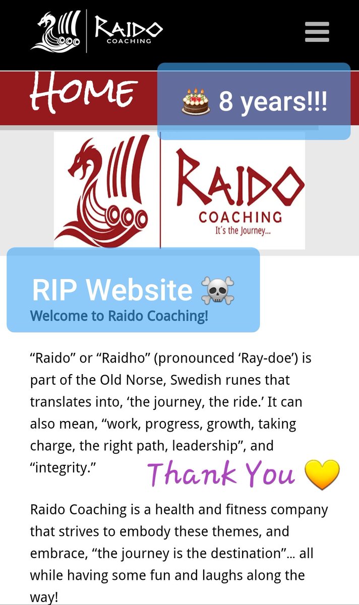 raidocoaching's tweet image. Part 3:
... literally, so this is not an easy decision for me!

Freddy is still away for work currently, but I know I can speak for the both of us when I say that we are SO grateful for all of the support &amp;amp; encouragement we received over the years for our/my little business 🏋️‍♀️