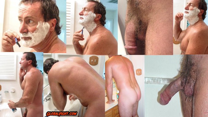 Muscledad Shaving VIEW HIS DAILY NUDE VIDEOS on his page https://t.co/oAwhABJy64   --  #nudistboner #nudistliving