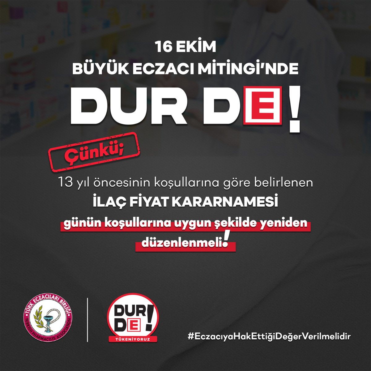 konyaeo's tweet photo. #EczacıyaHakEttiğiDeğerVerilmelidir https://t.co/lwsARVTbvI