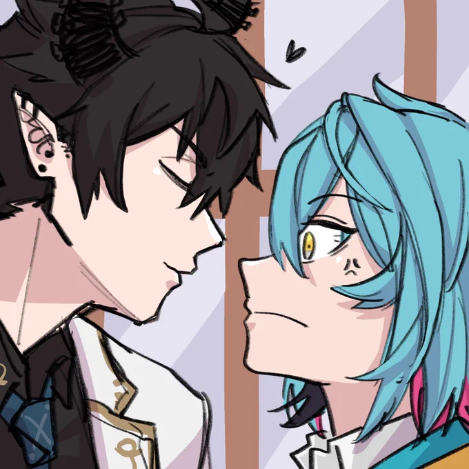 Caught in 4 When Ren try to kiss Kyo. #Renkyotto #kyonutz #Rizotto 