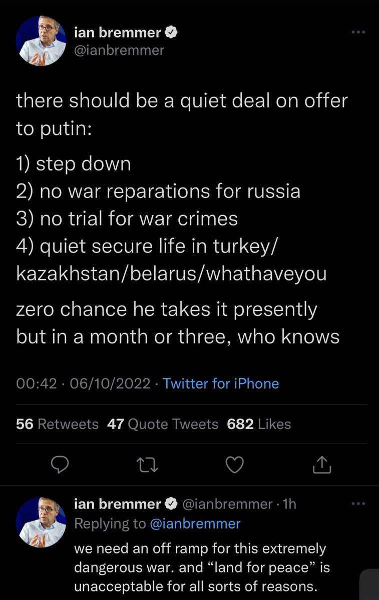 cryptodrftng's tweet photo. @AnnMSinnott @IlvesToomas @noclador @StillNotMattB @MoscowTimes How did we allow this? What in the actual fuck. 

Can someone pls tag @ianbremmer (he blocked me) and ask if he thinks this genocide should be stopper/justice served for the victims?

This is some world-wide schizophrenia.  FML. https://t.co/zCCdRAADom