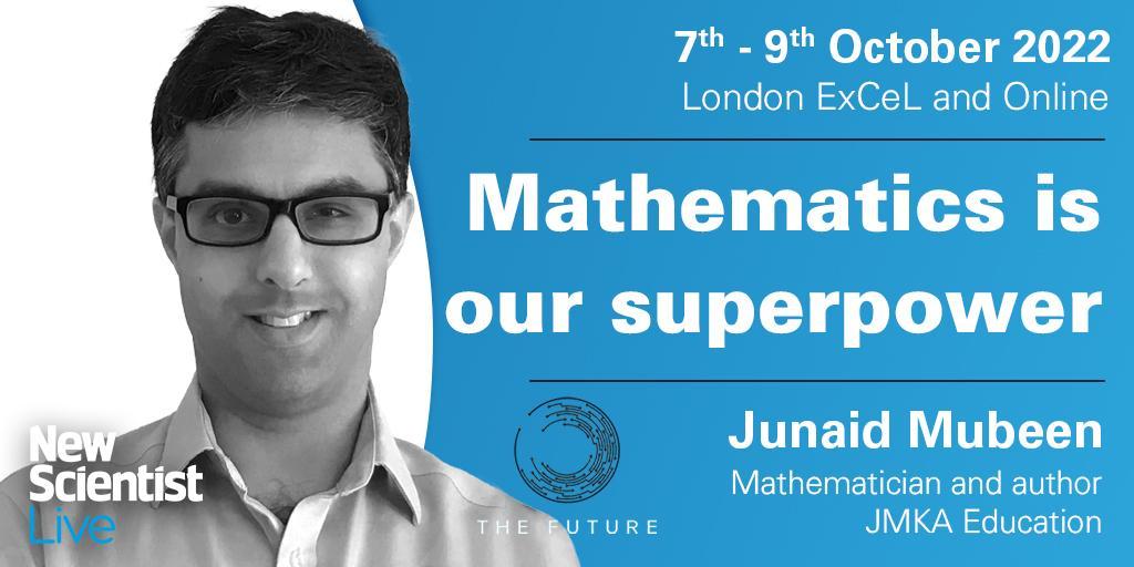 On the #NewScientistLive Future stage @ 14.35 Junaid Mubeen will be taking us on a fascinating exploration of a surprising advantage that humans have over artificially intelligent robots. Tickets available > tinyurl.com/ms6xxn22 @fjmubeen