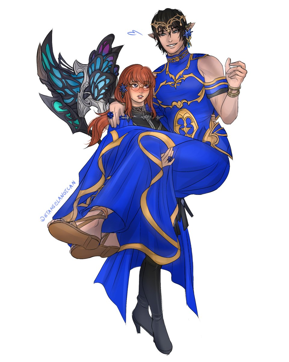 「a very fun wolmeric art commission i mad」|💙🦎✨MARCH ART COMM DONE!✨のイラスト