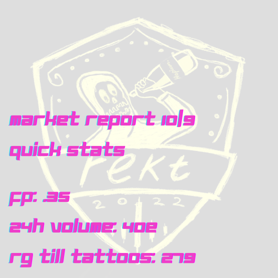 gm...gm... GM!!!!! Welcome 2 the Sunday ed. of <a href="/rektguyNFT/">Rektguy</a> market commentary, I will be your host on this brisk, fall NYC morning. We had quite the blast from the past earlier this am... but FIRST, quick stats:

/9