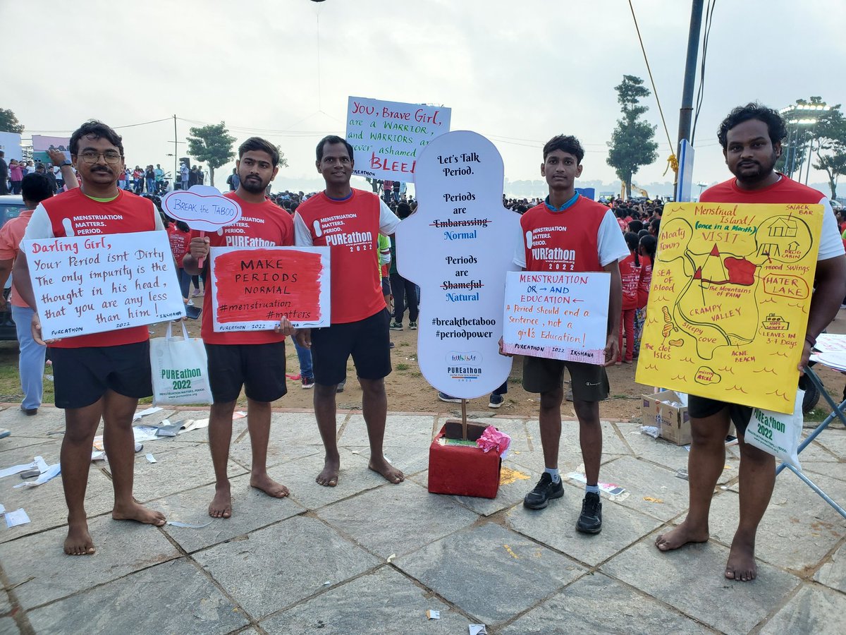 Dha3r_Ngo's tweet photo. #Pureathon2022 was a great event for a great cause. So good to see many NGOs (blind, handicapped, orphans, etc) and huge women participation. We are glad to be part of such a great cause.
#EndMenstrualStigma
#EndPeriodPoverty
#MenstruationMatters
@PureOnli9
#Hyderabad https://t.co/BFH6EBboZ3