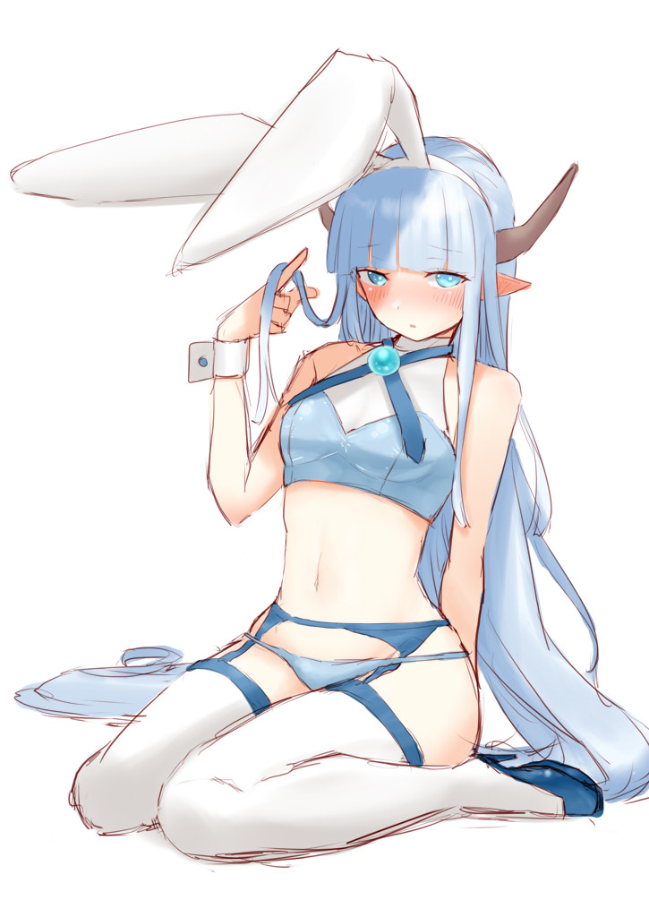 バニーでへそを出そうと思ったらよくわからんくなりました。
青龍さんどす。

#式姫お絵かき60分一本勝負 