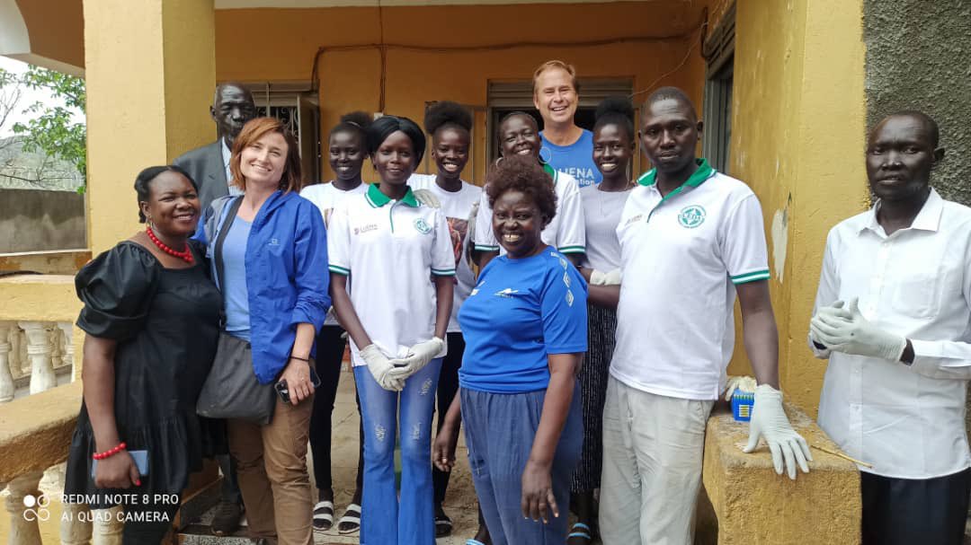 CENTERFORENVIR1's tweet photo. Today CEDA and @luenafoundation visited the St. Claire orphanage in Juba. Our partner donated soap and food and helped clean the facility! Good job! https://t.co/o2p0VeRlPz