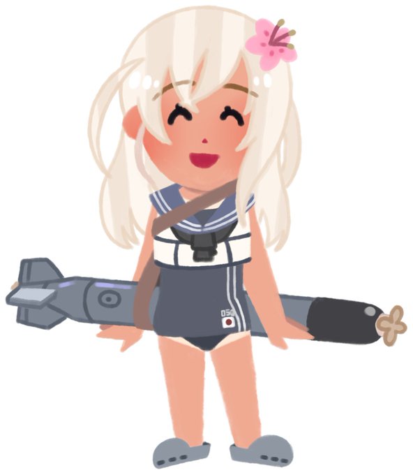 かわいいろーちゃんのイラストです。 