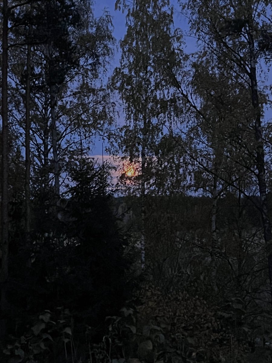 MoisioJuha's tweet photo. Full moon as seen from #Halmela in #Halikko @Salonkaupunki https://t.co/X3GDW0qHpF
