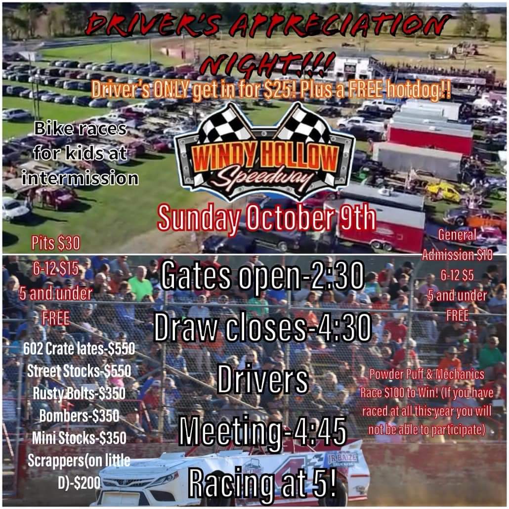Windy Hollow Speedway tweet media