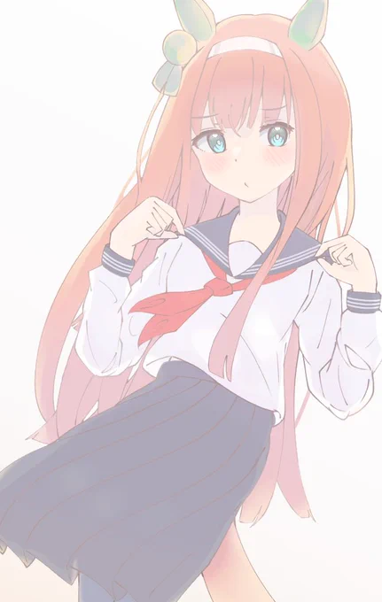 セーラー服の感想がほしいスズカさん#ウマ娘 