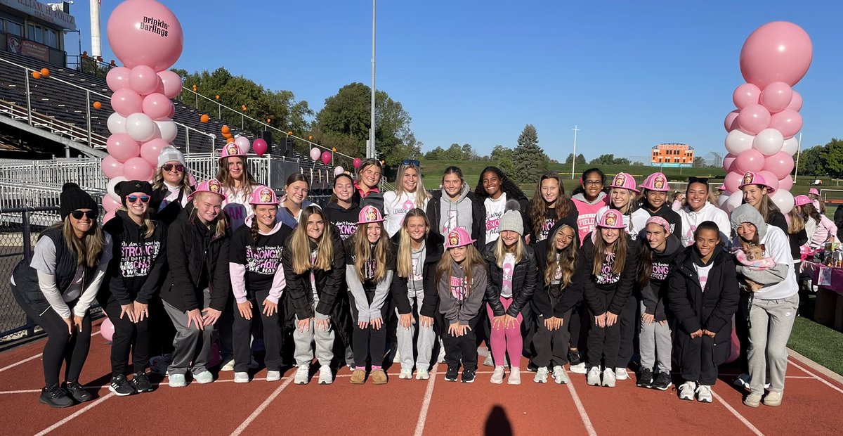 Beautiful day supporting <a href="/UniteforHER/">Unite for HER</a> and Cherokee Field Hockey <a href="/ChiefsAthletics/">Cherokee Chief</a>! Happy to be a part of such an important cause! 🎀