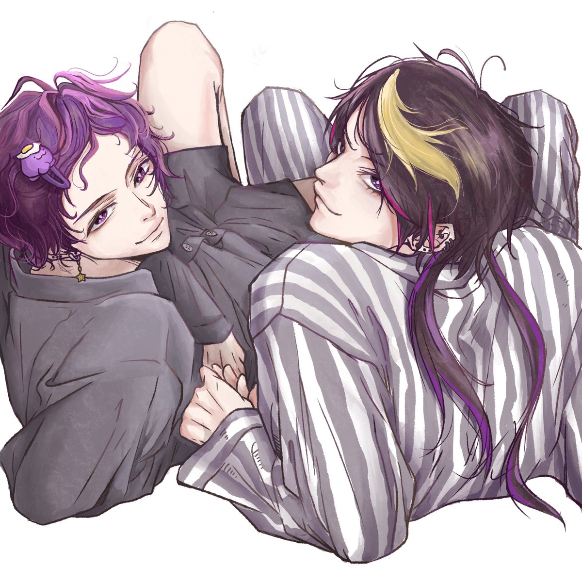 himarixxxart's tweet photo. Good night from the purple boys💜💜💜
#shuuki #shussy #UKinky https://t.co/MygkwuLvDY