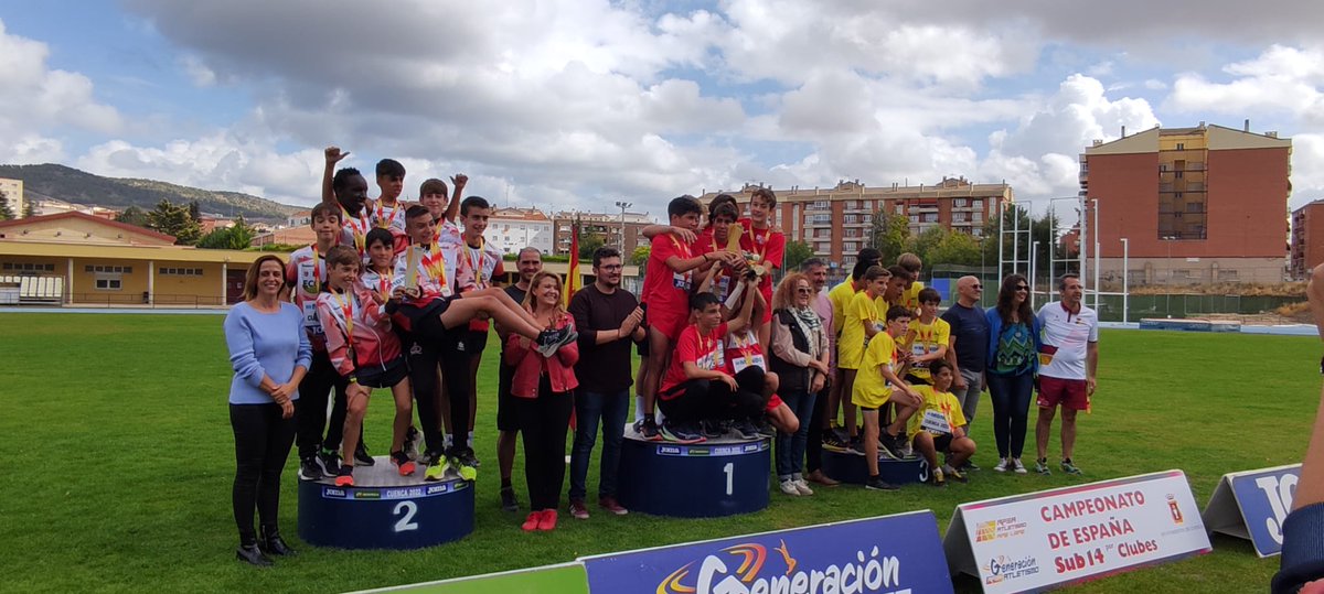 🏆 Diputación Castellón y <a href="/adsprint/">ADSprint</a>, CAMPEONES DE ESPAÑA SUB14 🏆

🚹
🥇 Diputación Castellón 
🥈 <a href="/AtletismoCuenca/">RujamarAtletismoCuenca</a>
🥉 <a href="/adsprint/">ADSprint</a>

🚺
🥇 <a href="/adsprint/">ADSprint</a>
🥈 <a href="/Nerjaatletismo/">Trops Cueva de Nerja</a>
🥉 Diputación Castellón 

Maravillosa #GeneraciónAtletismo en el #CEclubesSub14 🫶🏻

📊 bit.ly/3yrCfYN