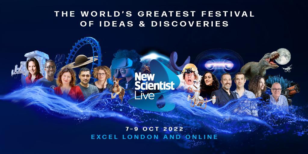 At 15.00 on the #NewScientistLive Engage Stage, you’ll have the chance to ask #NewScientist journalists anything you want! Online tickets including on-demand access still available > tinyurl.com/ms6xxn22