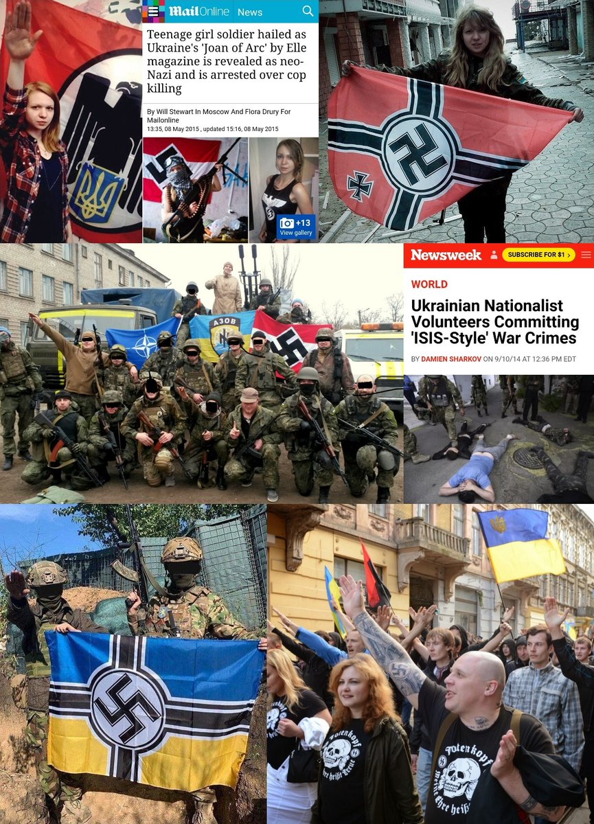 deftweavX's tweet photo. Ukrainian Nazis trending once again. Well, I mean it's hardly surprising is it? https://t.co/8HS33e7ADP