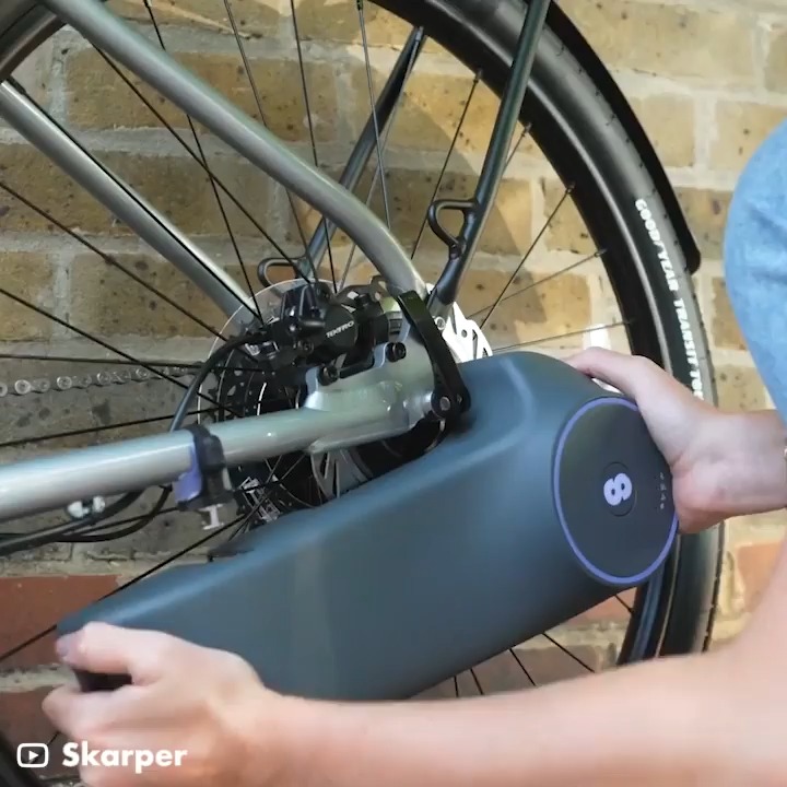 GiGadgets on Twitter "This device clips onto your regular bike to turn