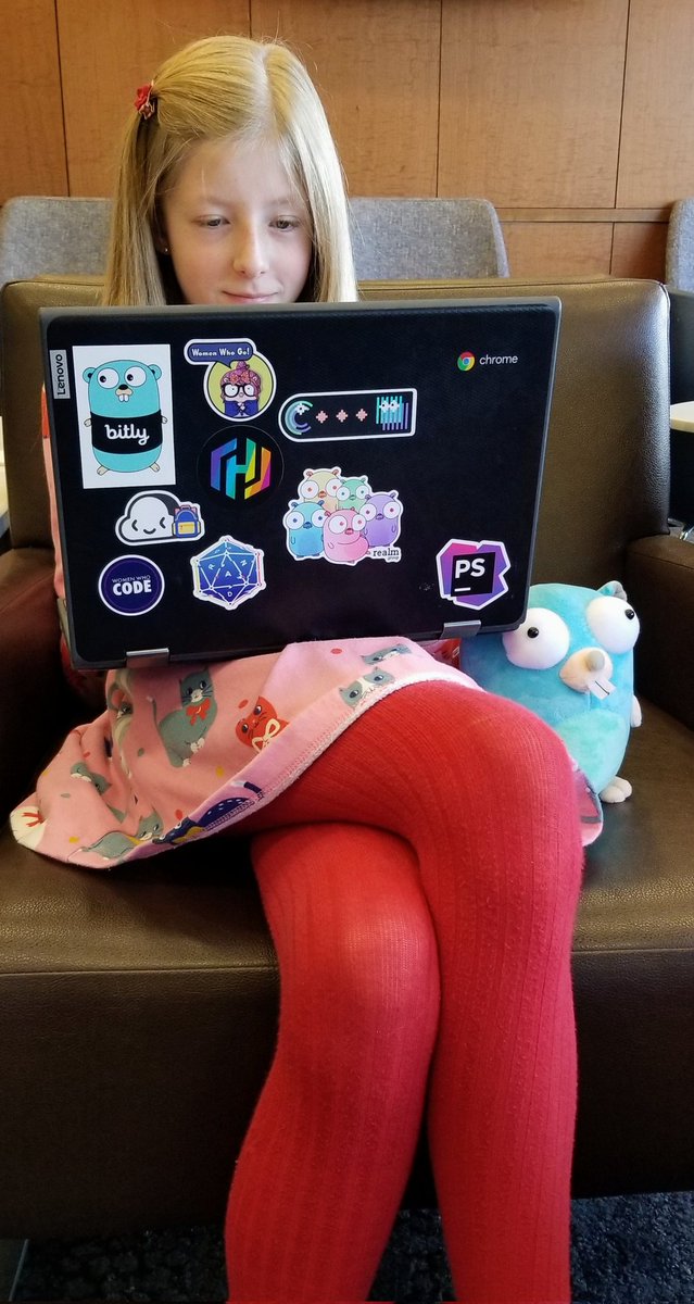 This was Presley's 7th <a href="/GopherCon/">GopherCon</a> and she's looking more and more like a future gophers! Thanks to all the community members who made her feel welcome, especially <a href="/deadprogram/">Ron Evans</a>. 💗