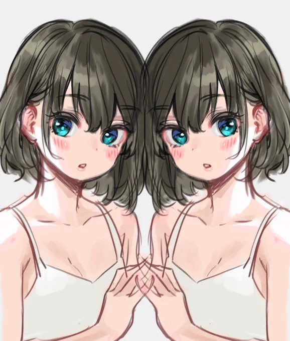 対象定規絵 