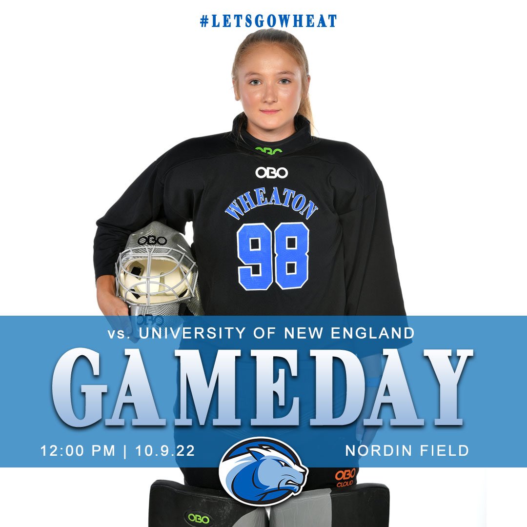 wheatonlyons's tweet photo. Back in action for another 𝙶𝙰𝙼𝙴𝙳𝙰𝚈 💪🏻

🏑 @WheatonFH #DefendsDiane vs UNE at 12pm

🎥 &amp; 📊 links, click here: https://t.co/xCxPF7KJjj

#LetsGoWheat https://t.co/jsTbJCk235